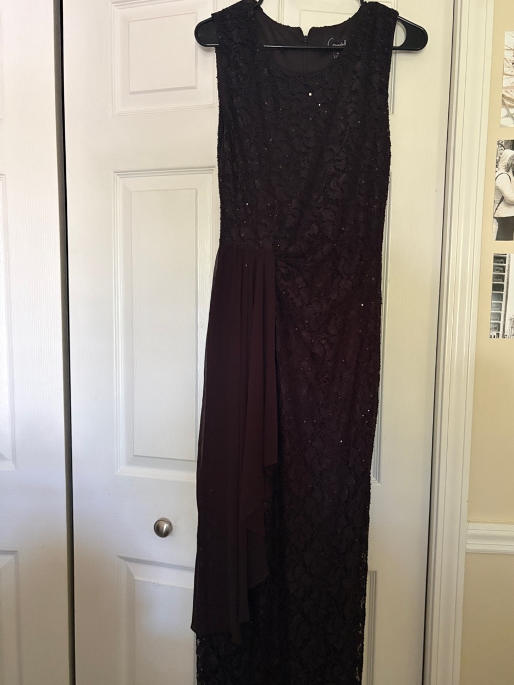 connected apparel Sleeveless Lace overlay Occasion Dress